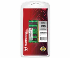 TRANSCEND - TS256MSQ64V8U - MEMORY, 2GB, SODIMM, DDR2, 80...