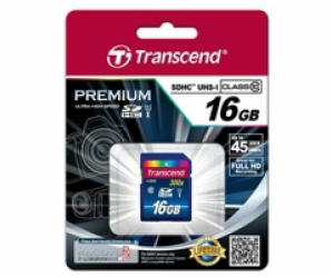 TRANSCEND SDHC karta 16GB Premium, Class 10 UHS-I, 300X (...