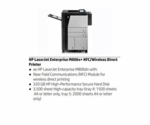 HP LaserJet Enterprise 800 M806x+ A3