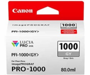 Canon CARTRIDGE PFI-1000GY šedá pro ImagePROGRAF PRO-1000...