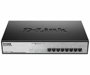 D-Link DGS-1008MP 8-port Gigabit PoE switch, 8x gigabit P...