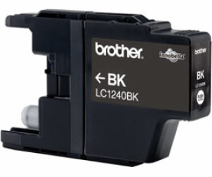 BROTHER INK LC-1240BK, černý inkoust (až 600 stran)
