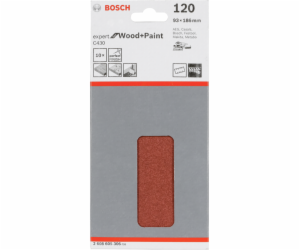 Bosch brusny list C 430 drevo + lak 93x186MM zrnitost 120...