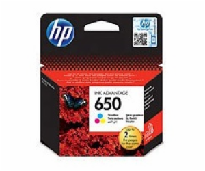 HP 650 Tri-color Ink Cart, 5 ml, CZ102AE (200 pages)