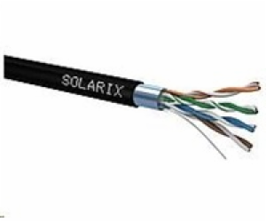 Solarix venkovní FTP, Cat5E, drát, PE, box 305m SXKD-5E-F...