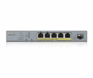 Zyxel GS1350-6HP 6 Port smart managed CCTV PoE switch, lo...