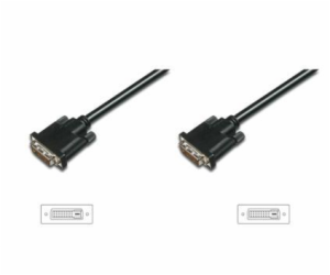 ASSMANN DVI connection cable DVI 24+1 M/M 3.0m DVI-D Dual...