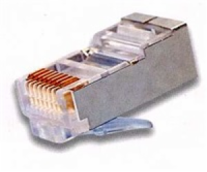 Konektor STP RJ45 (8p8c), Cat5E, 50µm, drát - 100 ks