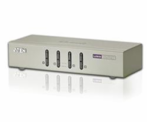 ATEN KVM switch CS-74U USB 4PC audio , včetně kabelů 1.2m