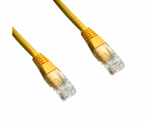 DATACOM Patch kabel UTP CAT5E 10m žlutý