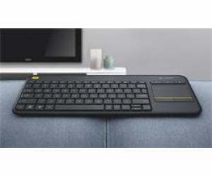 Logitech Wireless Touch Keyboard K400 Plus - EMEA - Czech...
