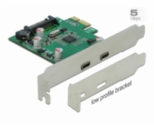 DeLOCK PCIe x1 > 2x extern SuperSpeed USB 3.2 Gen 1, USB-...