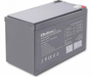 QOLTEC AGM battery 12V 12Ah