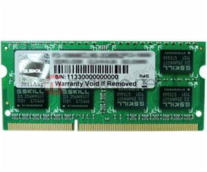 G.Skill 4GB DDR3-1600 SQ memory module 1 x 4 GB 1066 MHz