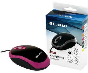 Optical mouse BLOW MP-20 USB pink