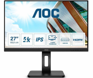 AOC MT IPS LCD WLED 27" U27P2CA - IPS panel, 3840x2160, 2...