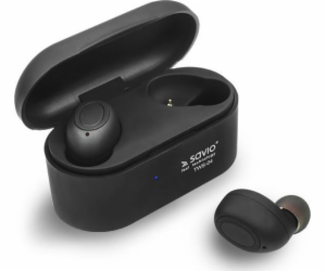 Savio TWS-04 Wireless Bluetooth Earphones Black Graphite