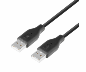 Kabel USB AM-AM 1.8m czarny 