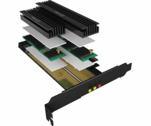 RAIDSONIC ICY BOX PCIe karta 1xM.2 NVMe+1xPCIe