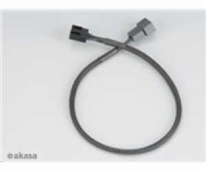 AKASA prodlužovací kabel k PWM ventilátoru, 30cm  (4pin p...