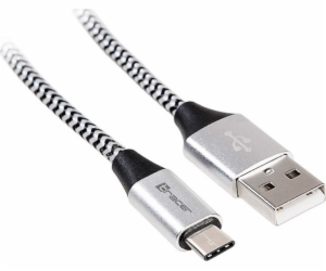 Tracer 46265 USB 2.0 Type C A Male 1m black silver