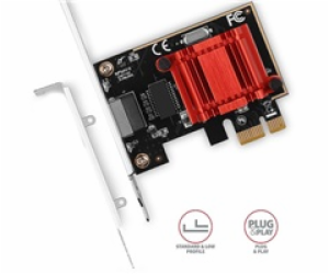 AXAGON PCEE-GIX, PCIe síťová karta - 1x Gigabit Ethernet ...