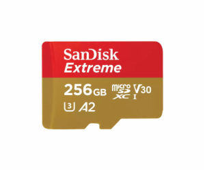 SanDisk micro SDXC karta 256GB Extreme (190 MB/s Class 10...