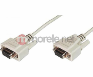 Digitus sériový kabel připojovací DB9 F/F, Měď, 2m šedý