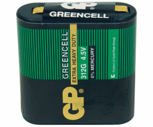 Baterie plochá 4,5 V GP Greencell (ve fólii)