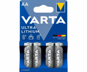 1x4 Varta Professional Lithium Mignon AA LR 6