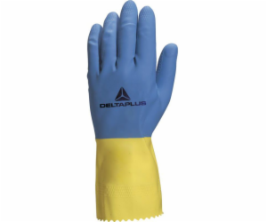 Delta Plus Economic Gloves for Latex, Yellow-Non-Blue 8/9...