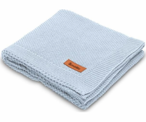 Sensillo pletená modrá bavlna 100 x 80