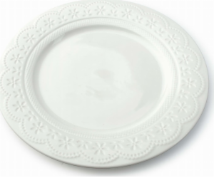 Mondex Flat Dinner Plate 26 cm krajka Mondex