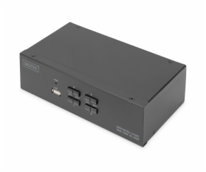 DIGITUS KVM-Switch 4-Port Dual-Display,4K, HDMI