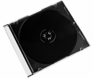 1x25 Slim CD Jewel Case transparent/black          51167