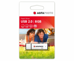 AgfaPhoto USB 2.0 stribrna 8GB 10512