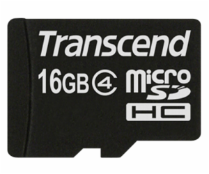 Paměťová karta Transcend MicroSD Class 4 16GB