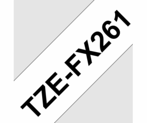 Brother - TZe-FX261, bílá / černá, 36 mm,  s flexibilní p...