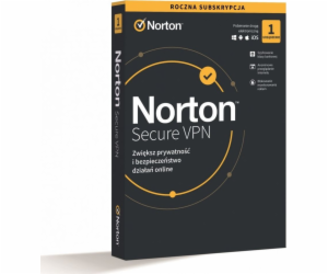 Norton Secure VPN PL Software 1 uživatel, 1 zařízení, 1 r...