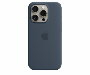 APPLE iPhone 15 Pro Silicone Case with MagSafe - Storm Blue