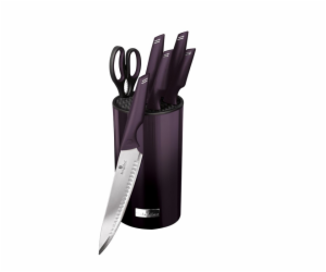 BERLINGERHAUS Sada nožů ve stojanu 7 ks Purple Eclipse Co...