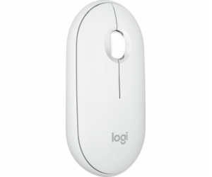 Logitech Wireless Pebble mouse 2, M350s, bílá