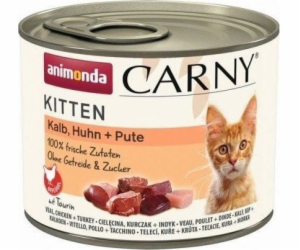 Animonda ANIMONDA Carny Kitten příchuť: hovězí, telecí a ...