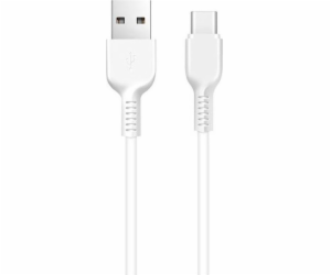 Data kabel HOCO X20 Flash, USB-C, 2.0A, 3m, bílá