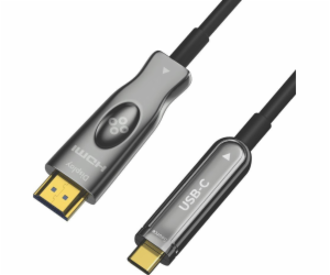 Claroc USB kabel Claroc USB-C na HDMI optický kabel 4K@60...