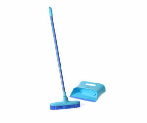 Podlahový kartáč s lopatkou Spontex Catch & Clean, modrý