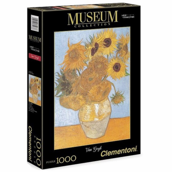Clementoni Museum Collection: Van Gogh - Vase mit Sonnenblumen, Puzzle