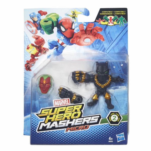Hasbro Avengers Micro Hero Mashers Spiderman vs. Marvels Rhino