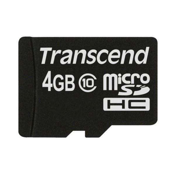 Transcend MicroSD karta SDHC 4GB Class 10