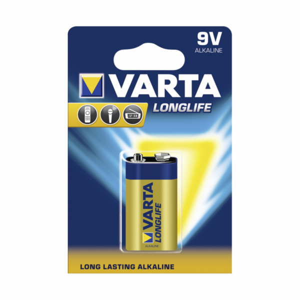 Baterie Varta Longlife Extra 9V Block 6 LR 61 10ks